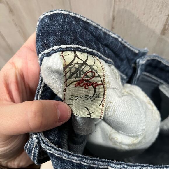BKE Buckle Madison Boot Cut Low Rise Western Jeans Long - Picture 7 of 11